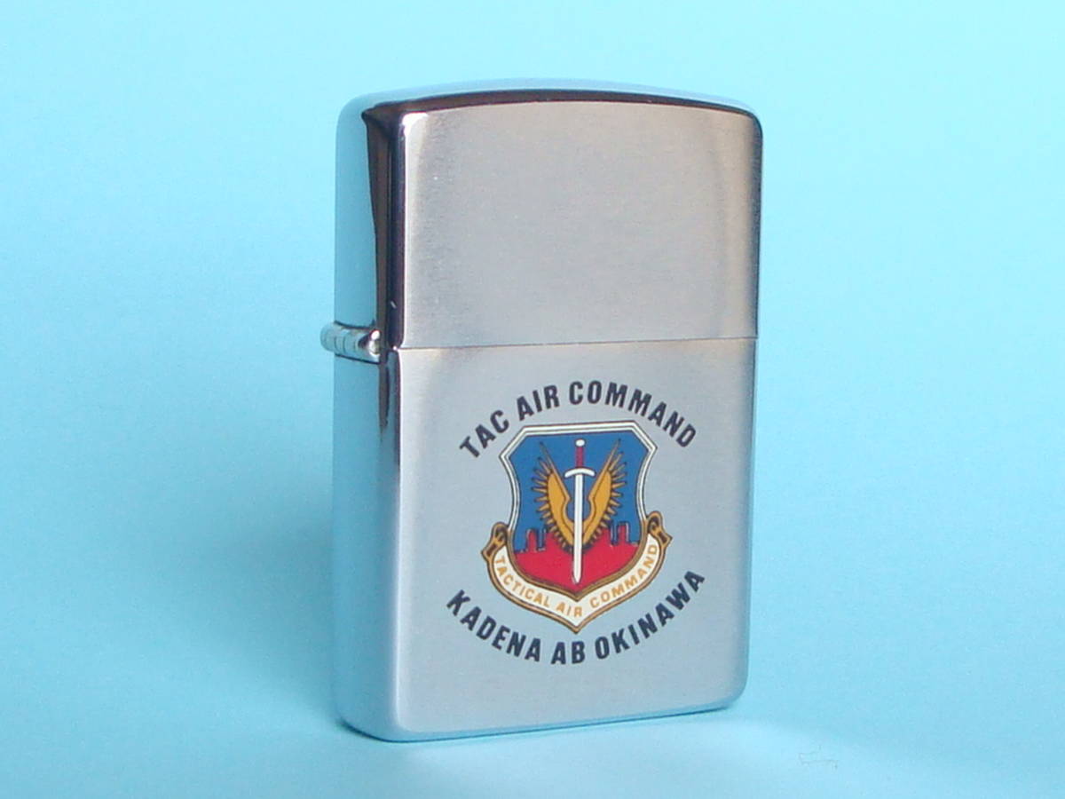 1992年製（？） ZIPPO ”TAC 嘉手納基地” 米空軍戦術航空軍団 TAC最終年/USAF 中古良品_画像2