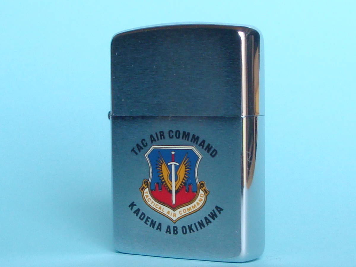 1992年製（？） ZIPPO ”TAC 嘉手納基地” 米空軍戦術航空軍団 TAC最終年/USAF 中古良品_画像3