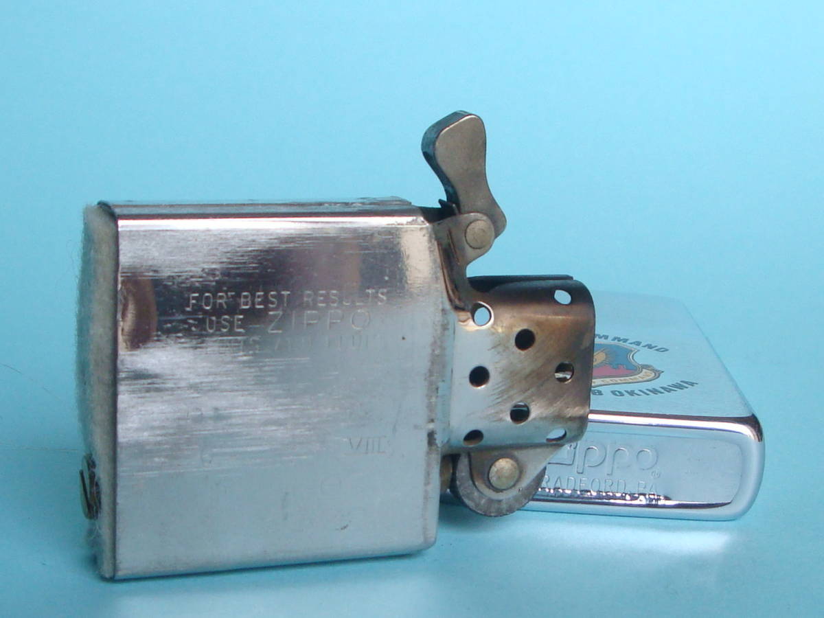 1992年製（？） ZIPPO ”TAC 嘉手納基地” 米空軍戦術航空軍団 TAC最終年/USAF 中古良品_画像5