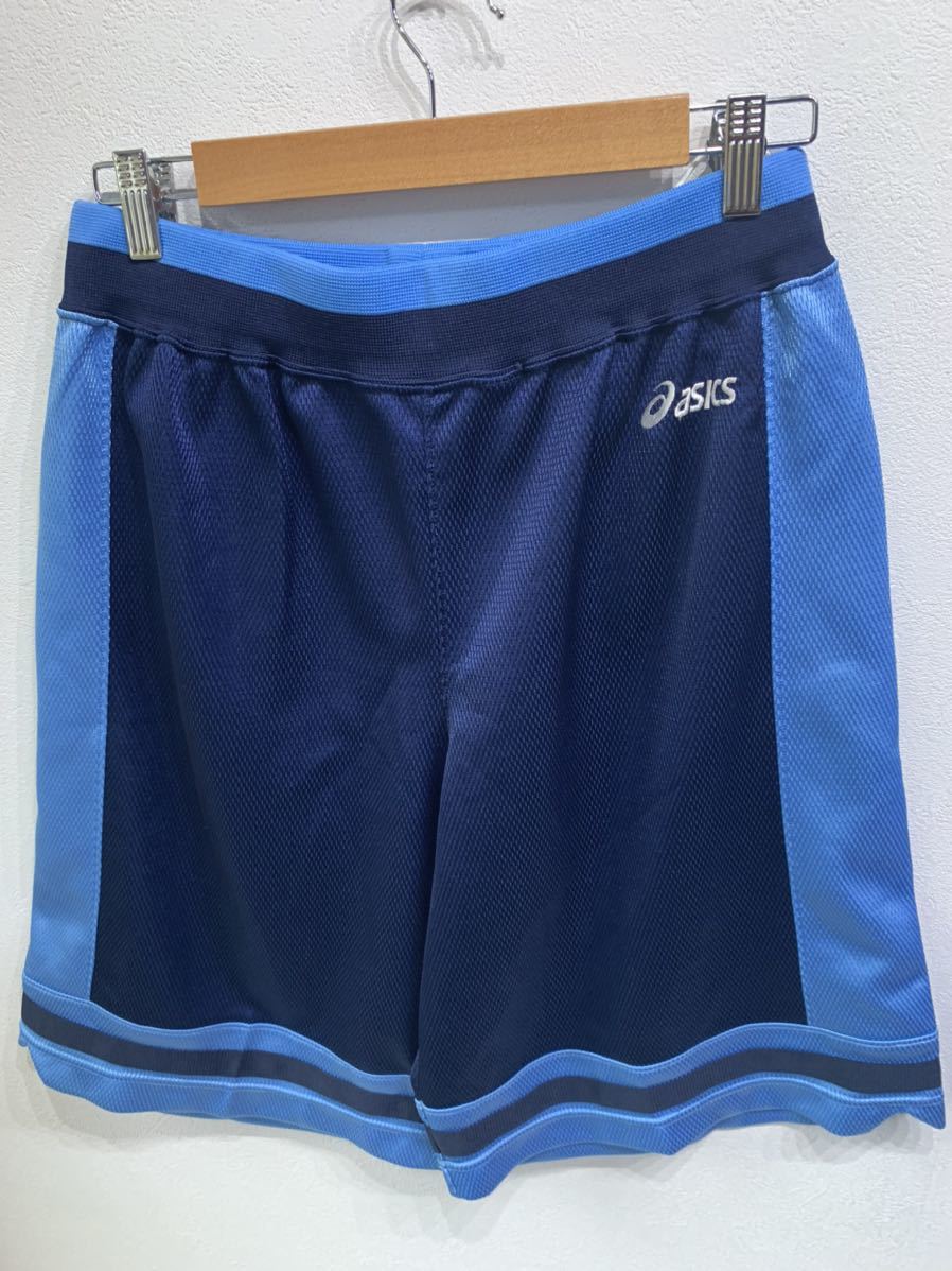 asics/アシックス スポーツ パンツ　2枚セット　XOサイズ　バスケ　白/ホワイト 　青／ブルー　部活　K1985 短パン_画像7