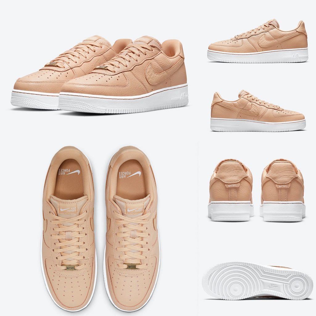 26.5cm US8.5 NIKE AIR FORCE 1 '07 CRAFT VACHETTA TAN low エアフォース ロー クラフト バケッタ タン ベージュ 白 CU4865-200_画像9