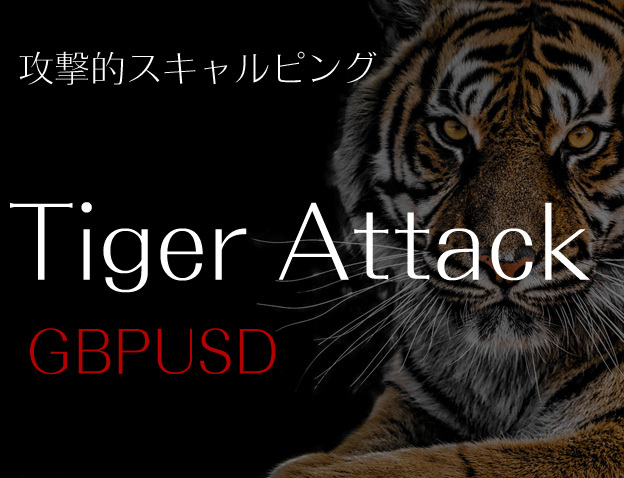 FX自動売買ツール（EA）「Tiger Attack GBPUSD/M15」高頻度取引スキャルピング　MT4 システムトレード 副業_画像1