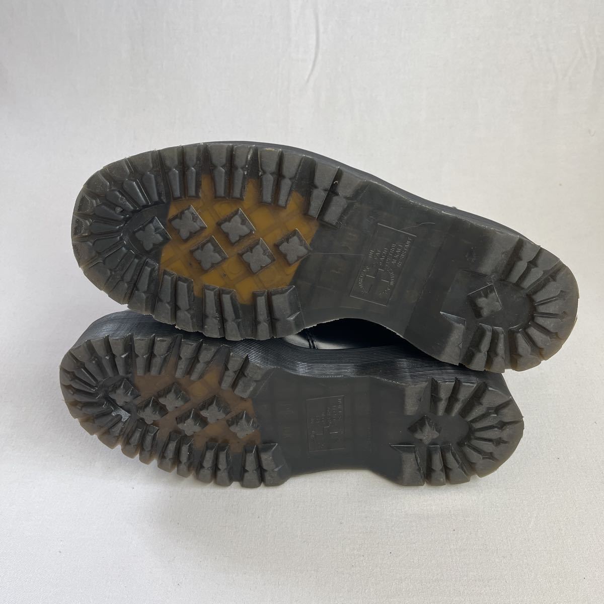 極美品】Dr.Martens ドクターマーチン クレイジーボム サイドゴア セール実施中 激レアカラー&茶芯!蛍光オレンジ!英国製!ドクターマーチンUK7クレイジーボム ブーツ
