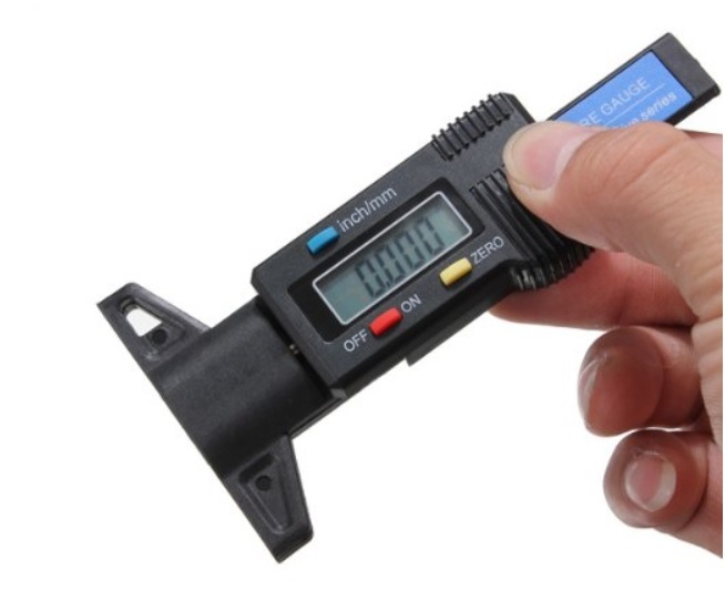  digital teps gauge postage fixation 120 jpy battery attaching depth measurement millimeter / -inch switch ( micro meter dial tire groove mountain block gutter ),