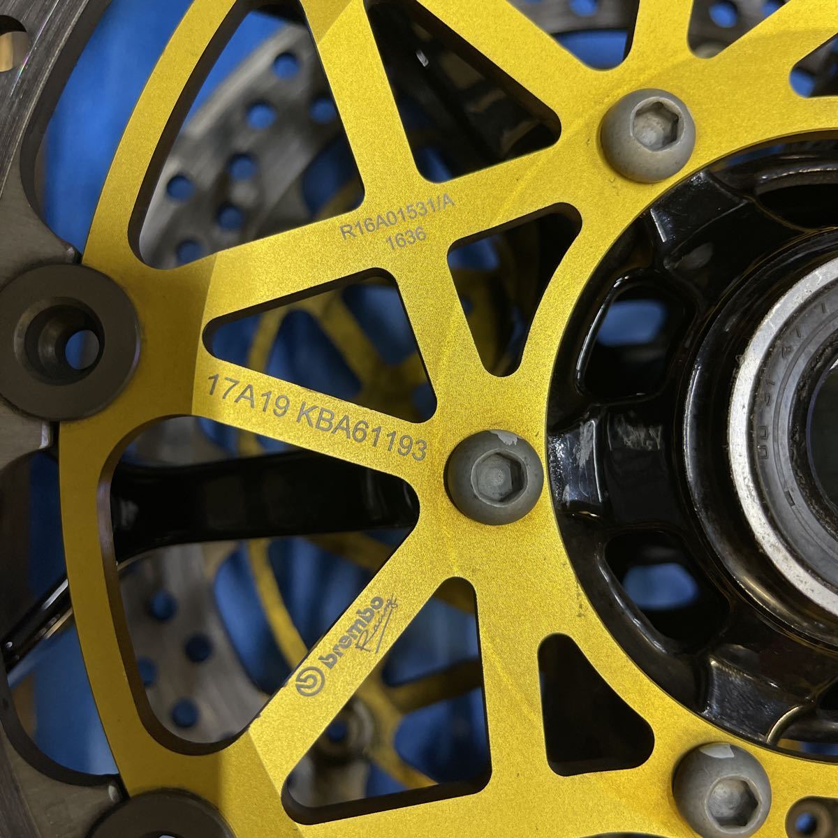 HONDA CBR1000RR SC59 後期型 前後ホイール フロントブレンボディスク
