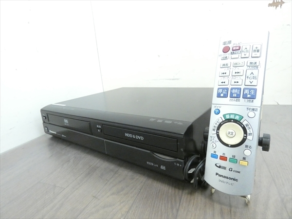 パナソニック/DIGA☆HDD/DVDレコーダー/VHS☆DMR-XP22V☆リモコン付 管