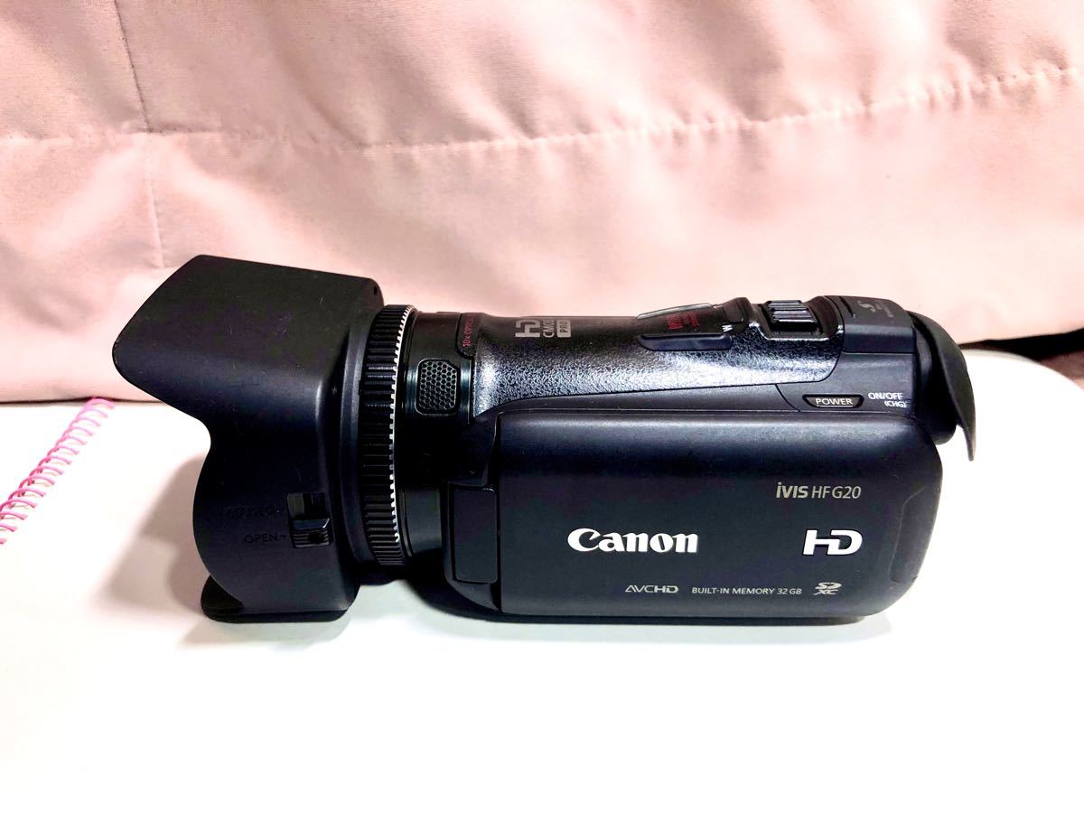 ジャンク】Canon デジタルビデオカメラ iVIS HF G 20 キヤノン 