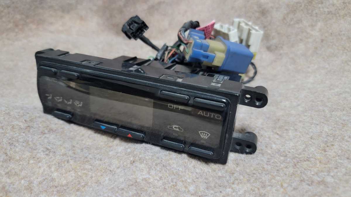 S13 シルビア 180SX エアコンパネル ハーネス付き オートエアコン A/C AC RPS13 PS13 silvia 日産純正