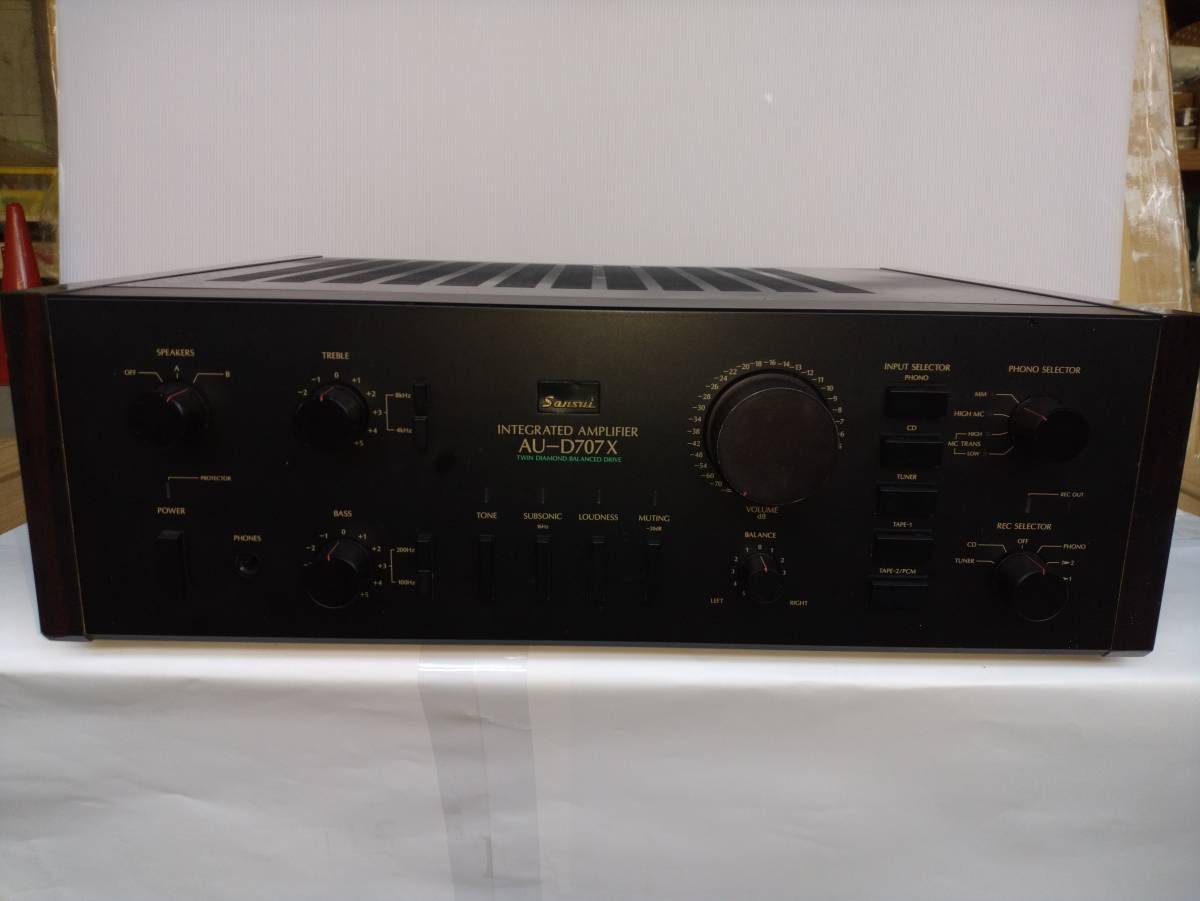 SANSUI プリメインアンプ AU-D707X 動作品です!! dinkes.kendalkab.go.id