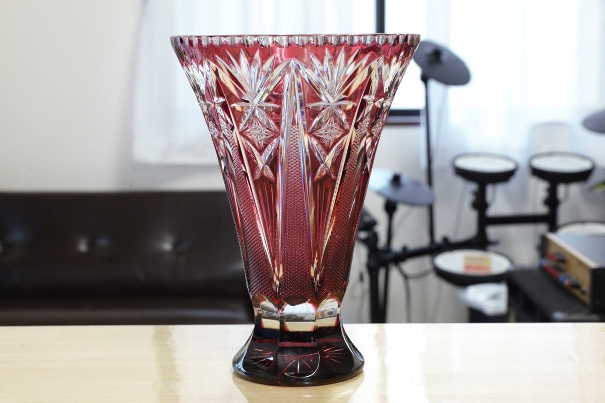 kagami crystal? цветок основа ваза очень большой производитель неизвестен 