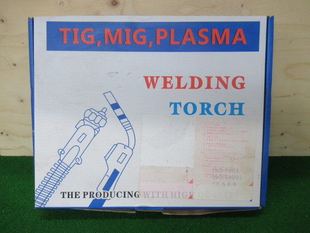 ♪　TIG.MIG.PLASMA　WELDING TORCH　BLUE200A　5m　中古品　動作未確認　nn1010　_画像1