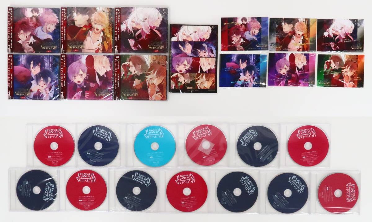 bc423/CD/DIABOLIK LOVERS ドS吸血CD VERSUSIV/6巻セット/Rejet