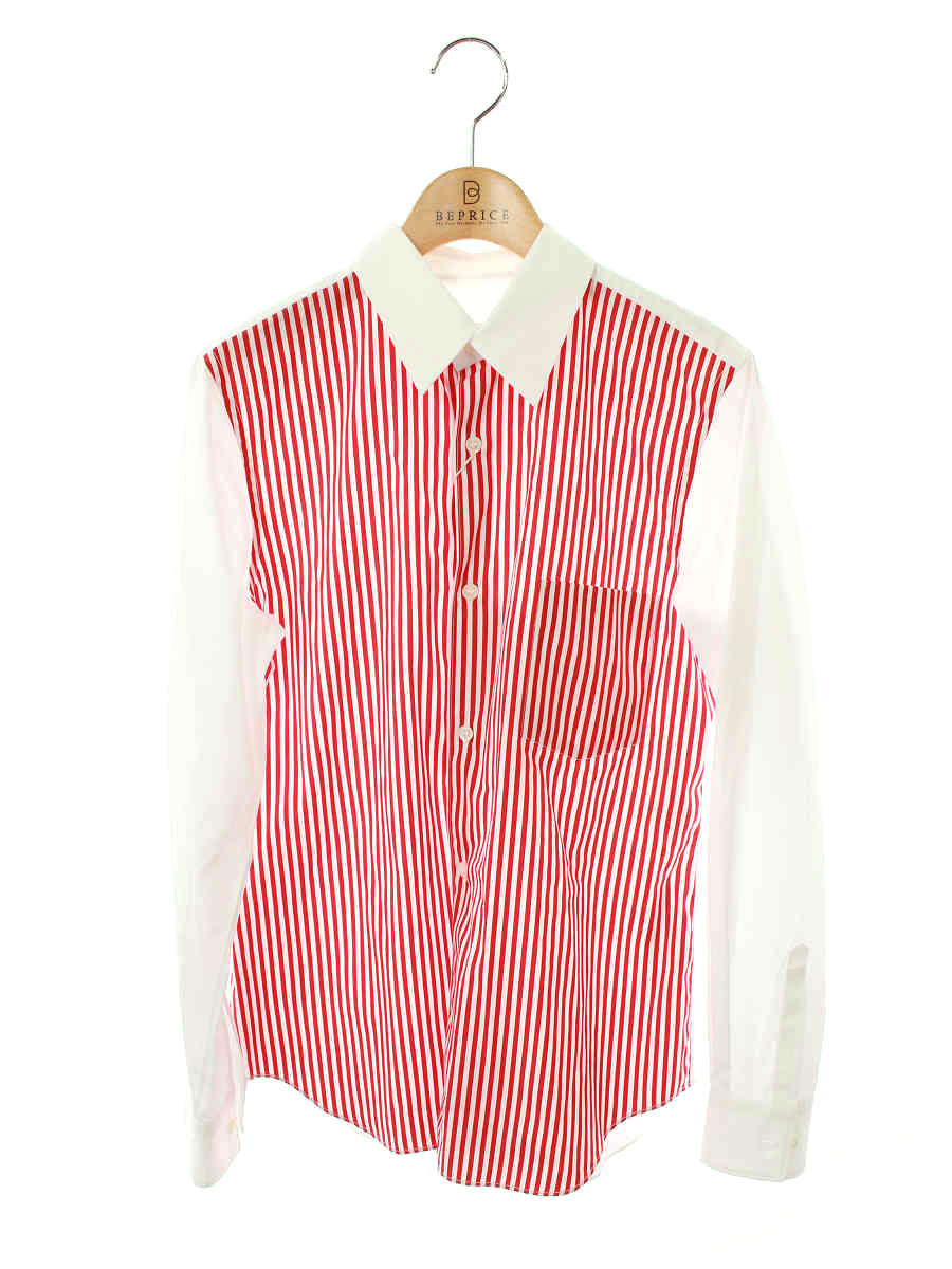 COMME des GARCONS 丸襟ストライプシャツ GIRL