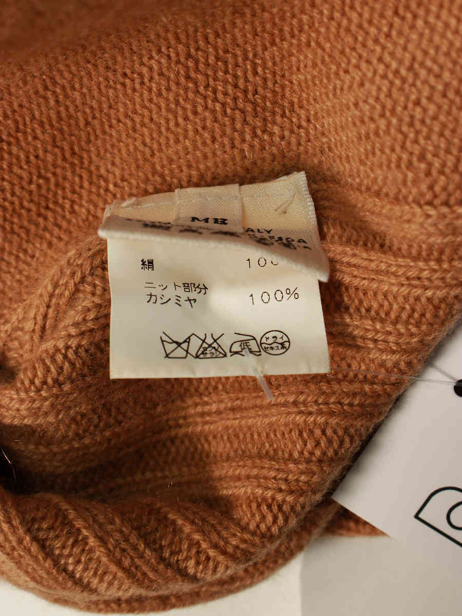 エルメス ニット セーター マルジェラ期 シルク カシミヤ 総柄 長袖 ME