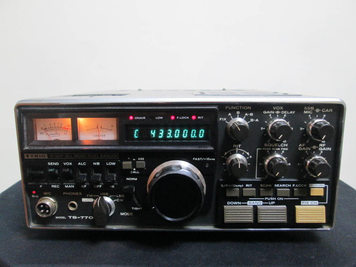 トリオ TS-770 V-UHF オールモード デュアルバンド トランシーバー 管理番号:8_画像1
