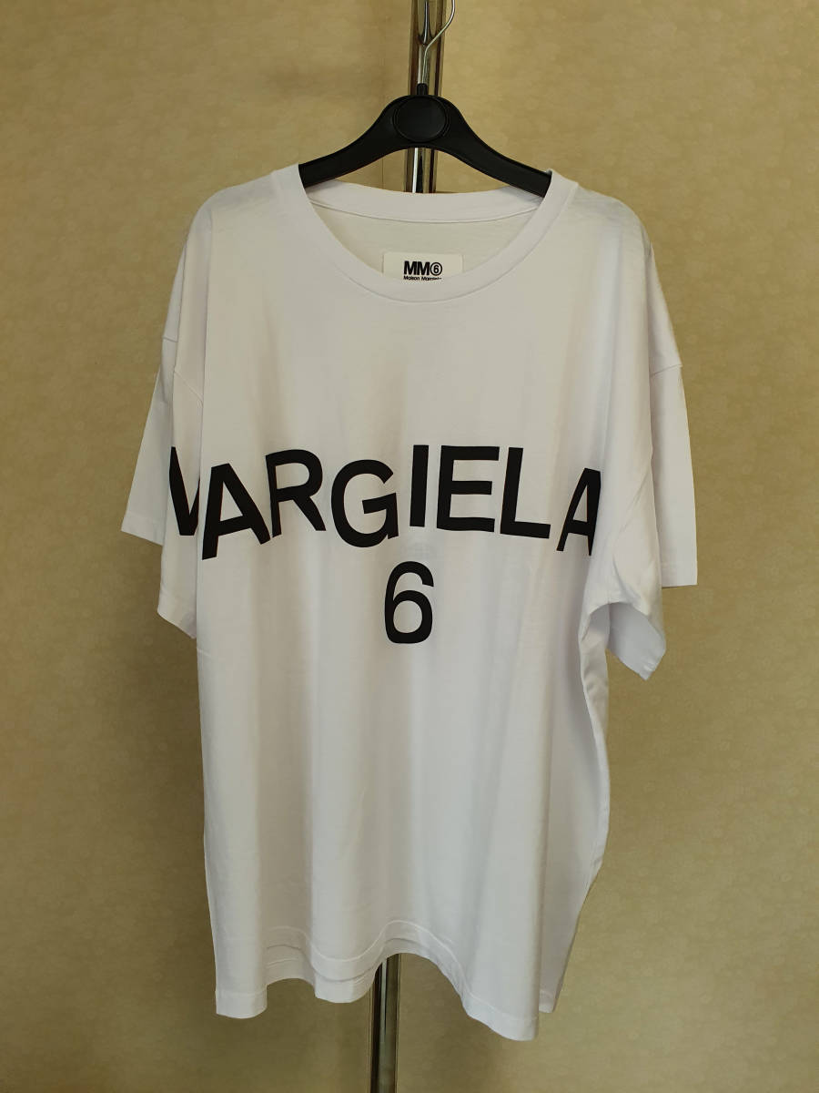 メーカー公式 MM6 Maison Margiela kids ロゴプリントTシャツ ホワイト