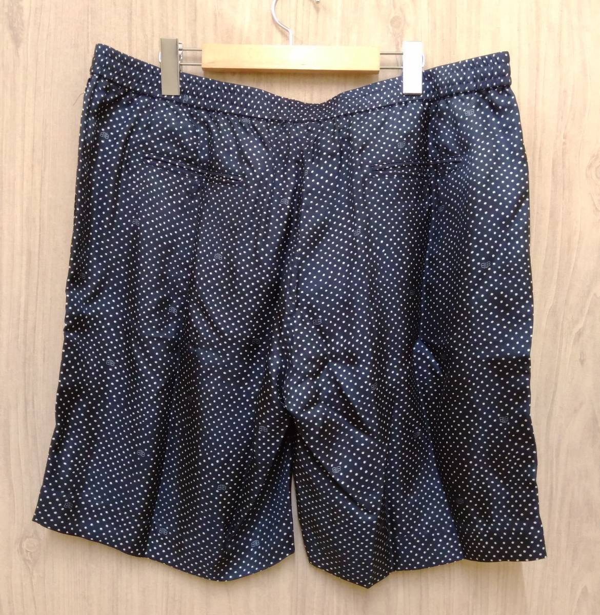 BANANATIME/バナナタイム/ハーフパンツ/ RELAXED SHORTS BT DOTS NAVY