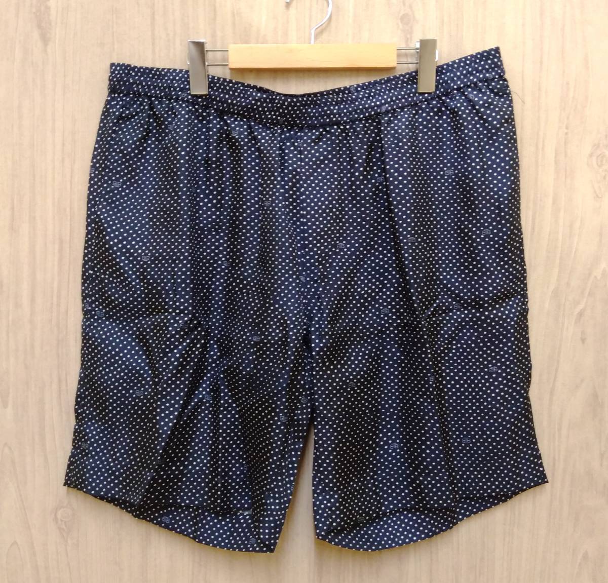 BANANATIME/バナナタイム/ハーフパンツ/ RELAXED SHORTS BT DOTS NAVY