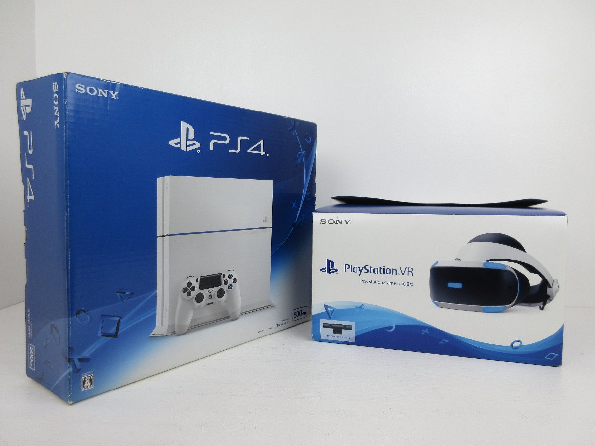 ジャンク品★PS4 本体（CUH-1200A）& PSVR　セット★未検品_画像1