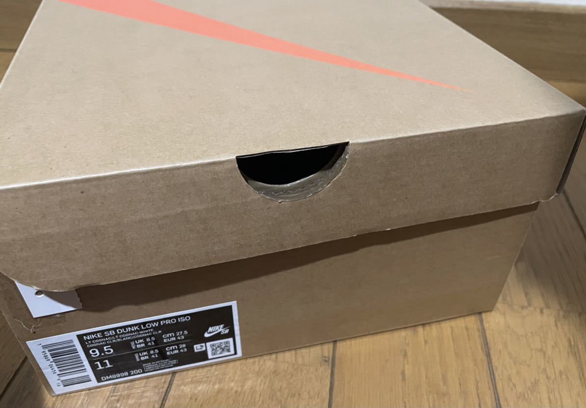 24時間以内発送 新品 正規品 Nike SB Dunk Low Pro ISO Orange Label
