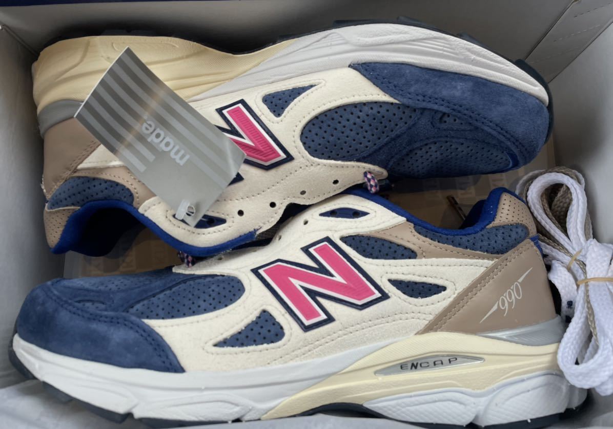 24時間以内発送 新品未使用 正規品 KITH × New Balance 990V3 Daytona