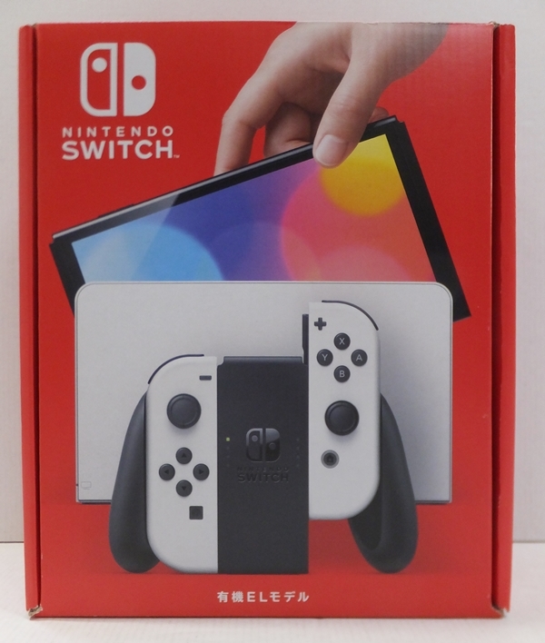 簡易動作確認済】Nintendo Switch(有機ELモデル) Joy-Con(L)/(R