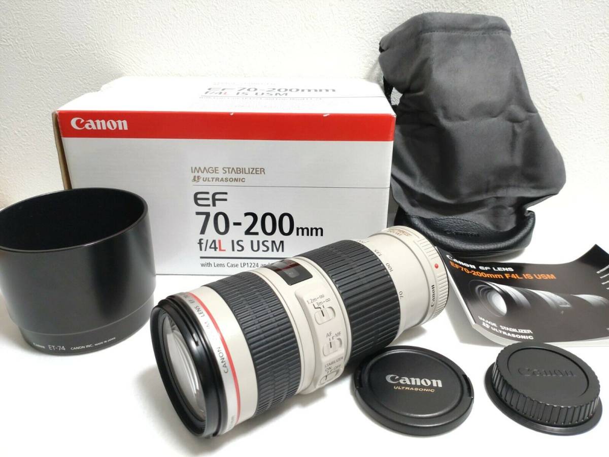 ルカリ 美品 Canon EF70-200F4L IS USM 動作確認済 サンプル写真 sE1Ih