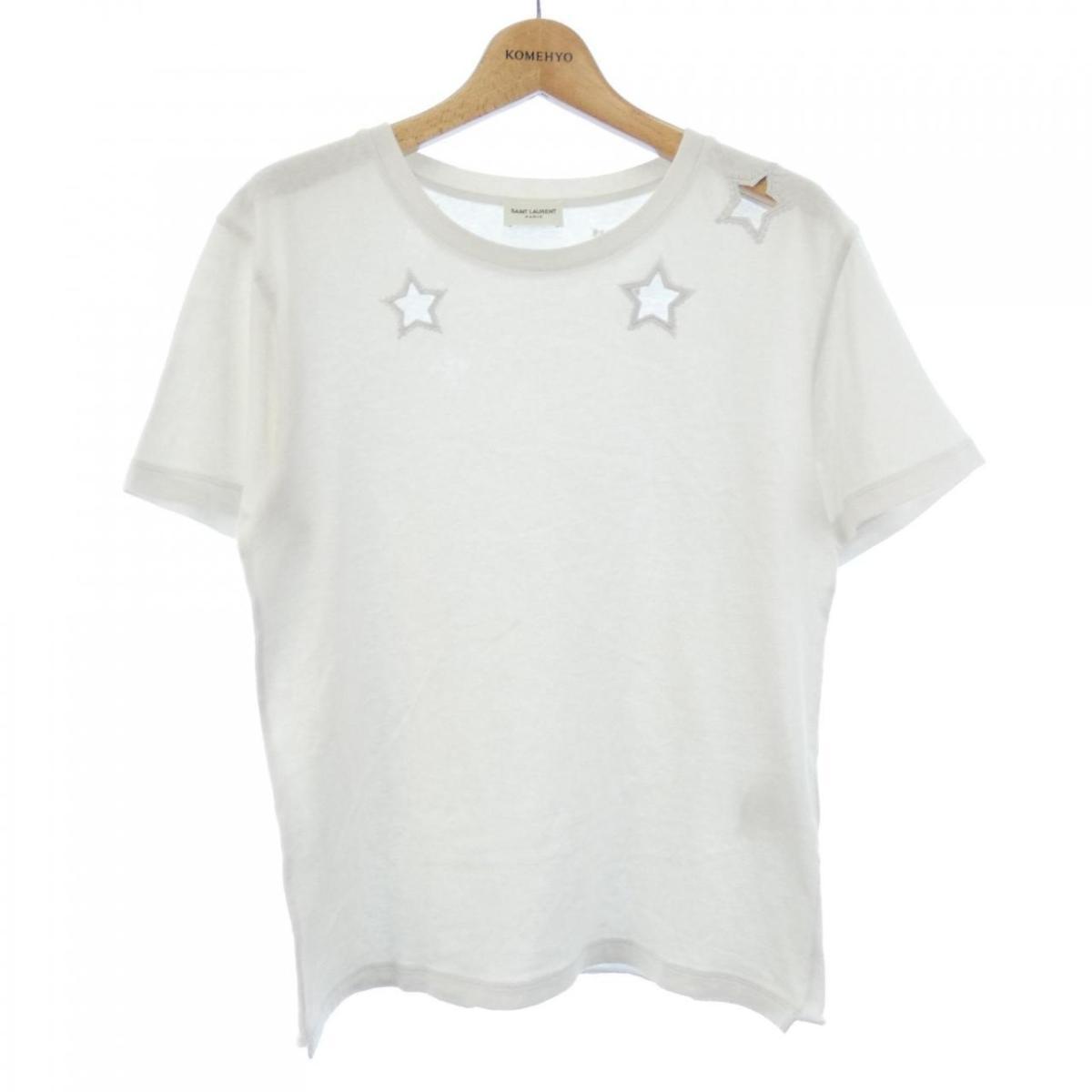 Saint Laurent Tシャツ Tシャツ/カットソー(半袖/袖なし) トップス メンズ 安い売品
