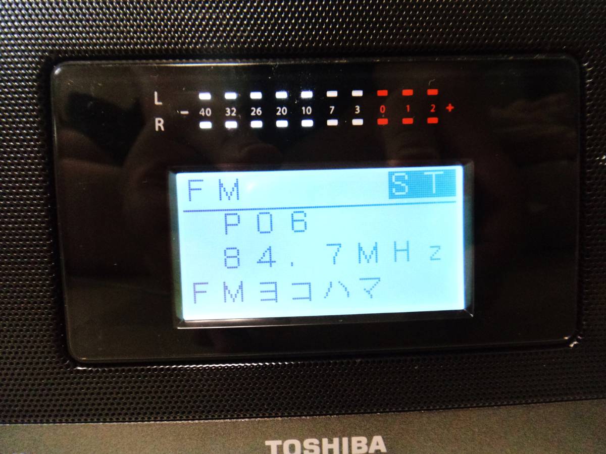 Y4 動作品 TOSHIBA 東芝 TY-CWX90 ラジオ CDデッキ CDプレーヤー　オーディオ機器_画像6