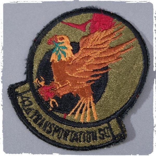 WN41 USAF アメリカ空軍 第42輸送飛行隊 42nd Transportation Squadron ミリタリー ワッペン パッチ エンブレム 部隊章 記章_画像1