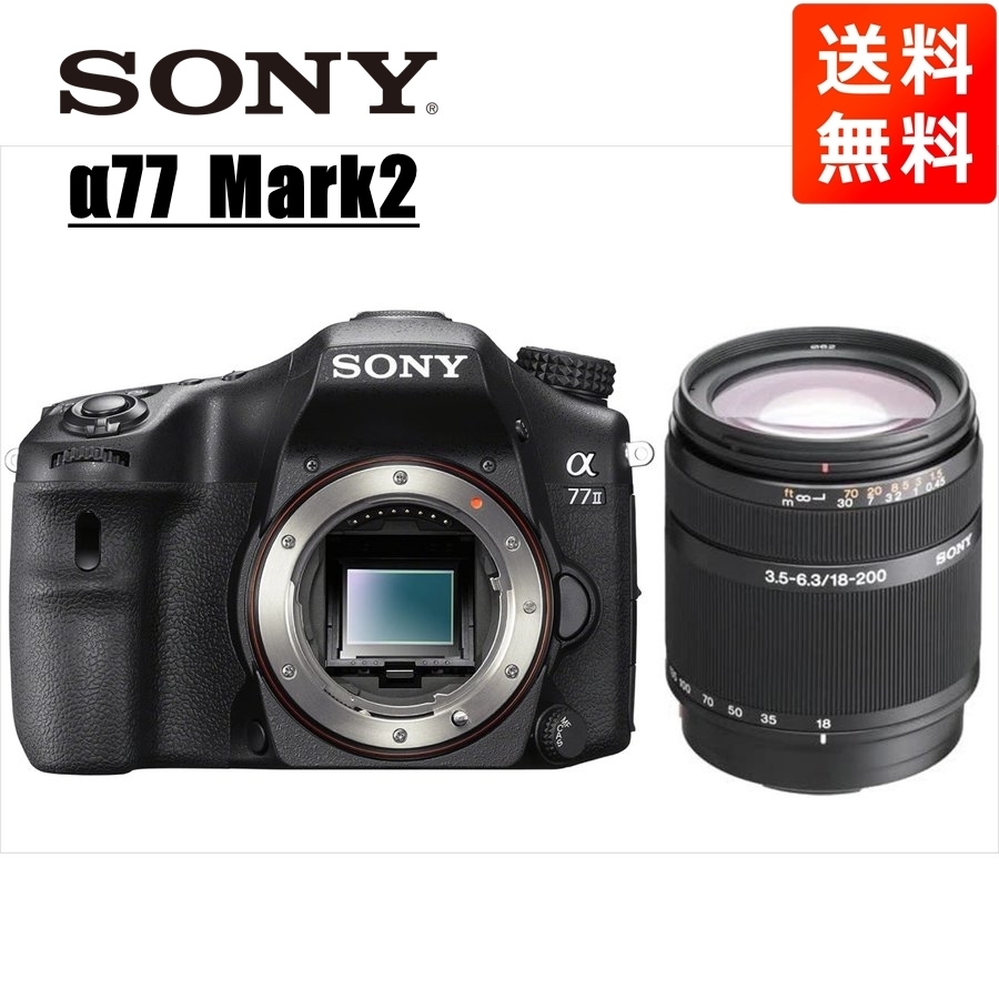 レンズおまけ付き】SONY 一眼レフカメラ α65 ボディ 標準＆望遠レンズ-