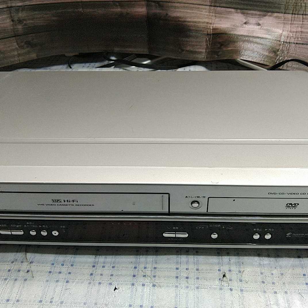 SHARP シャープ VHS ビデオ一体型 DVDプレーヤー DV-NC750 2005年製 送料無料　H_画像5