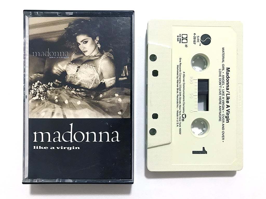 ■カセットテープ■マドンナ Madonna『Like A Virgin』「Material Girl」収録■洋楽カセット出品中 同梱8本まで送料198円_画像1