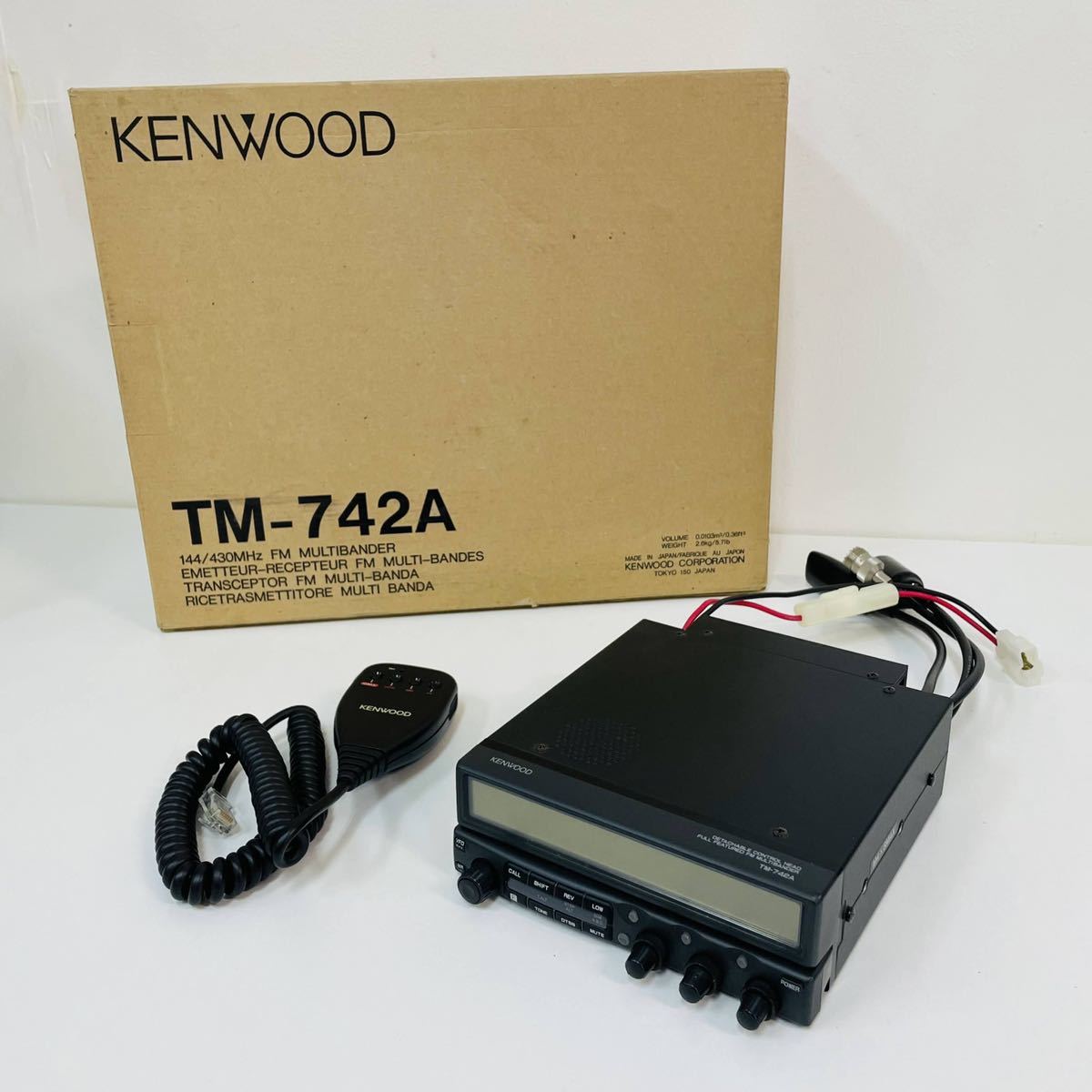 KENWOOD ケンウッド FM マルチバンダー TM-742 144/430MHz 無線機 i8079 80サイズ発送
