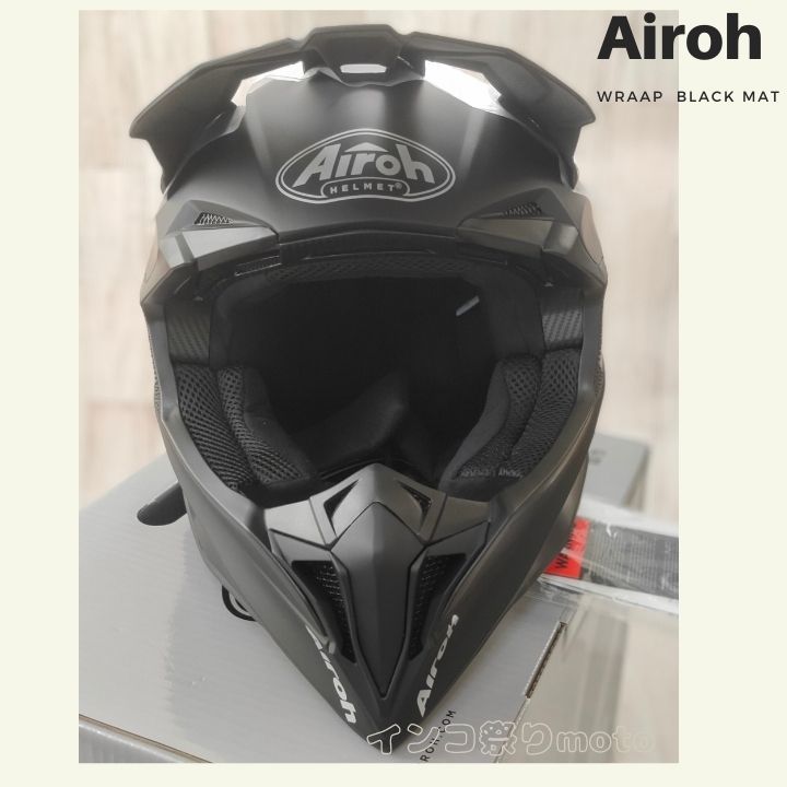 Airoh Wraap Color Black Matt XL アイロー elc.or.jp