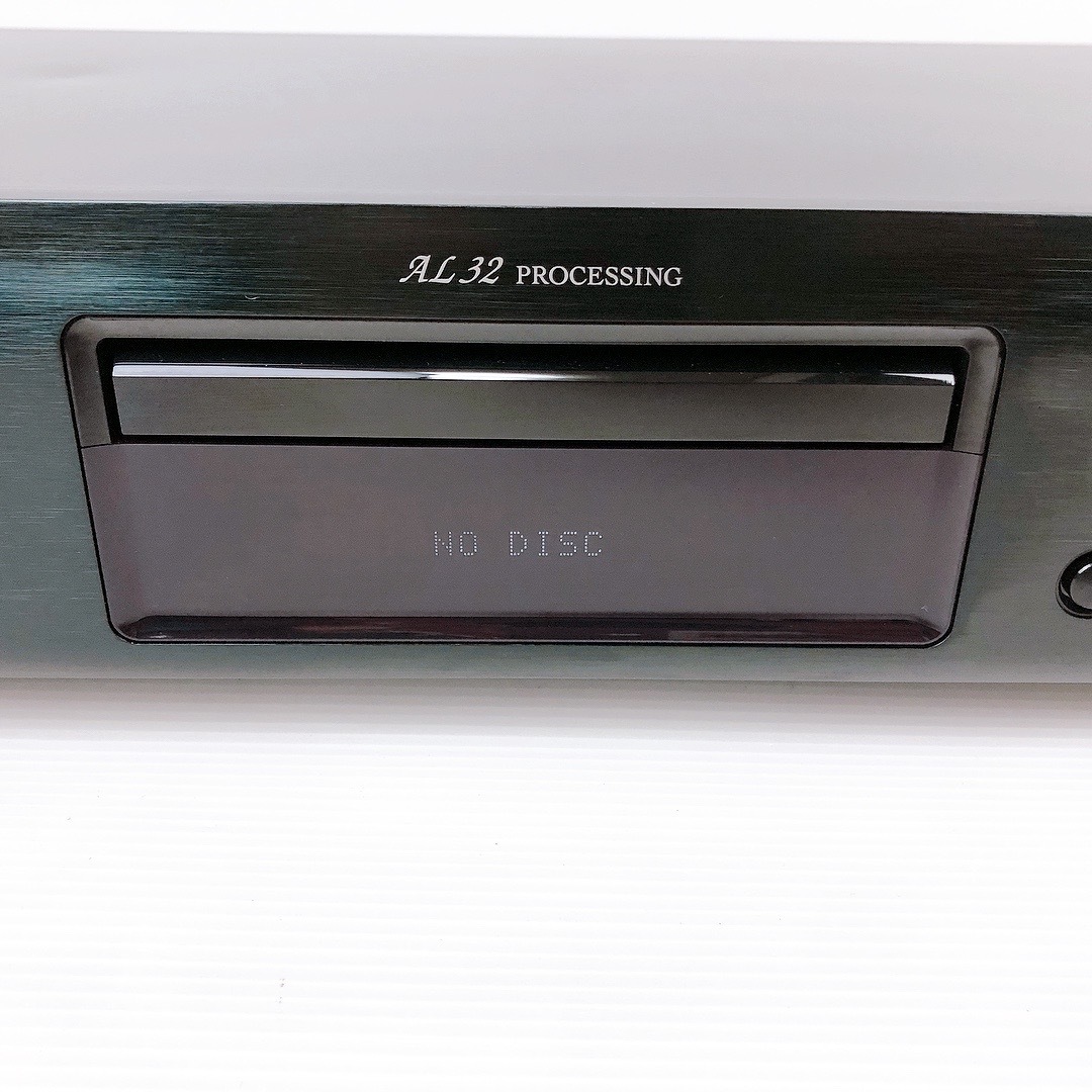 【美品】DENON　デノン CDプレーヤー エントリークラス DCD-755RE-K　プレーヤー　純正リモコン　RC-1173 デッキ　プロセッサー　ブラック_画像7