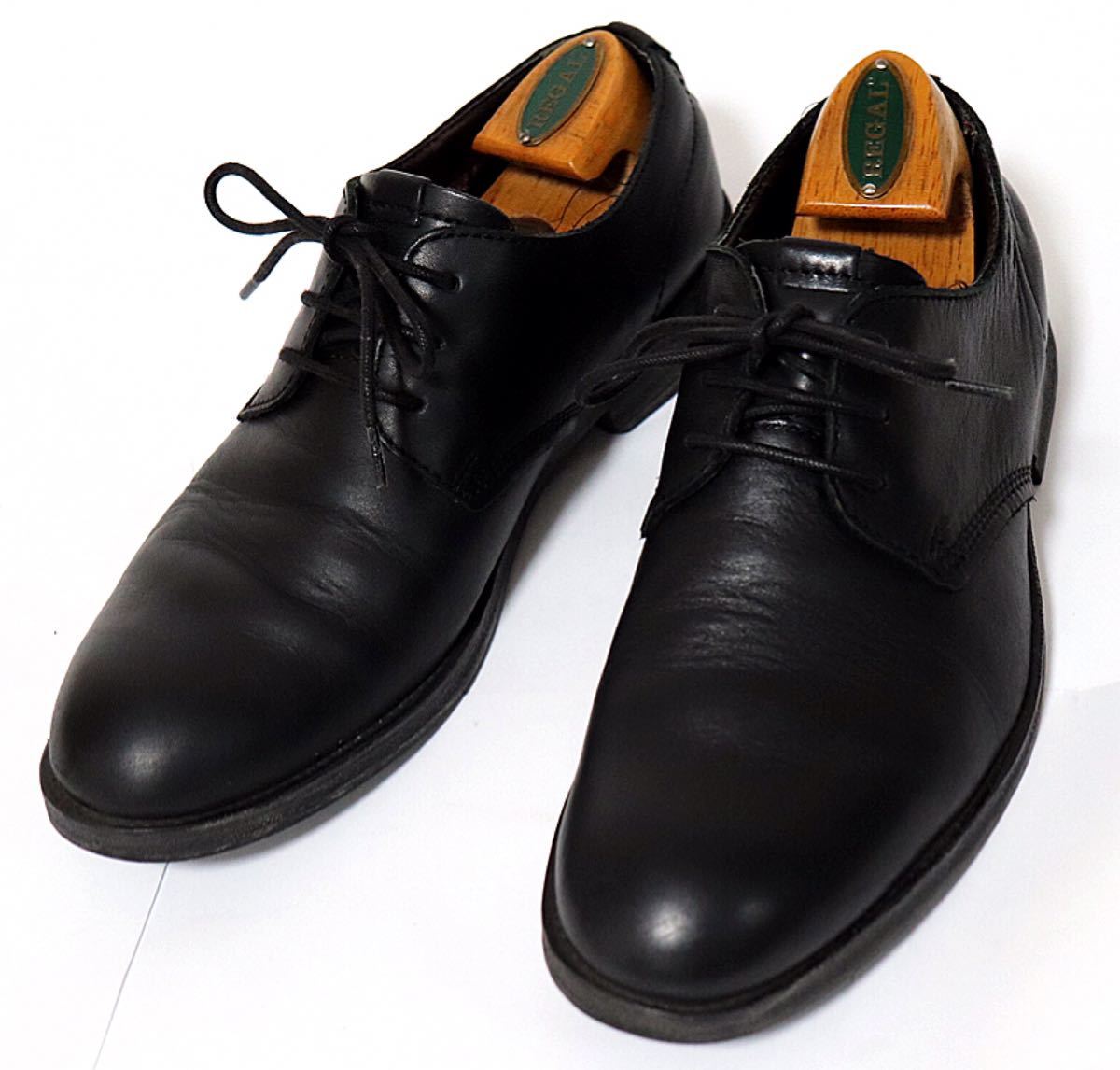 即決落札 clarks 7 5 25 5㎝ ビジネスシューズ プレーントゥ ブラック