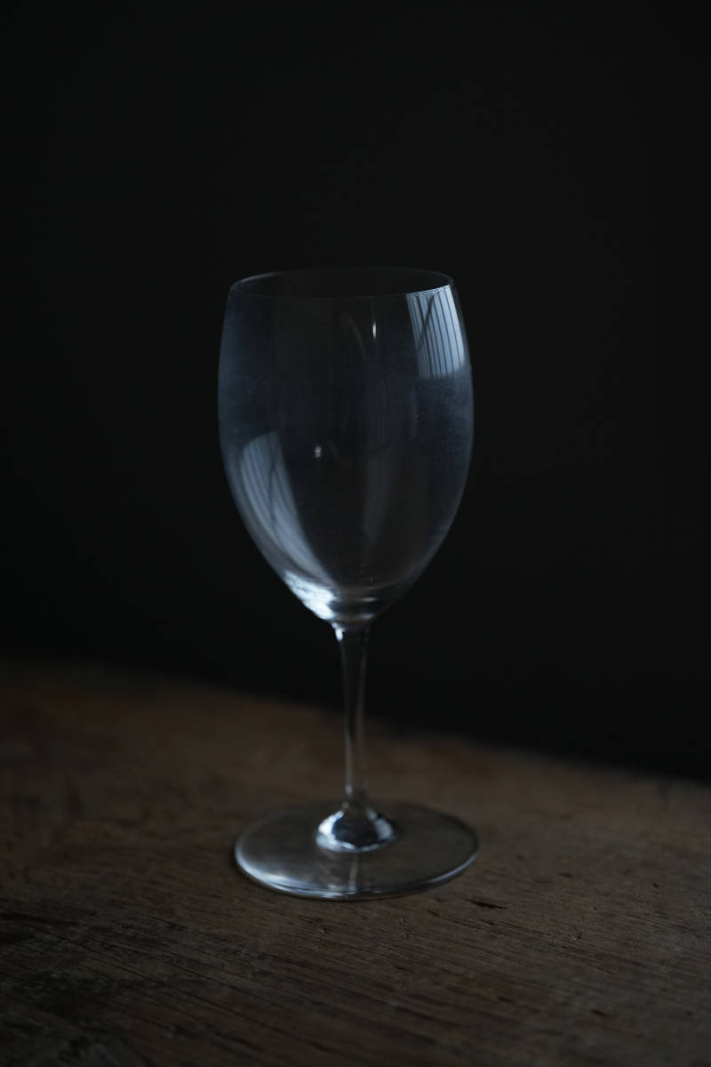 Baccarat バカラ クリスタル ワイングラス ウォーターグラス オーブリオン / 1970~1990s・フランス / アンティーク 古道具 硝子 ガラス_画像9