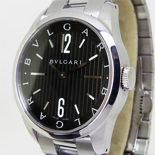  б/у BVLGARY [BVLGARI] ST37BSS Solotempo черный QZ