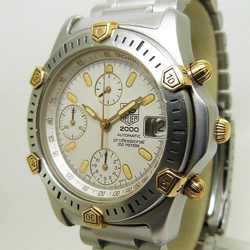 中古タグホイヤー【TAG HEUER】　165.806　2000シリーズ　プロフェッショナル　クロノグラフ　OH済