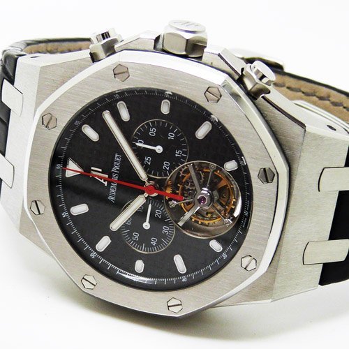 中古美品オーデマピゲ【AUDEMARS PIGUET】　25977ST.OO.1205ST.02　ロイヤルオーク　トゥールビヨンクロノグラフ_画像3