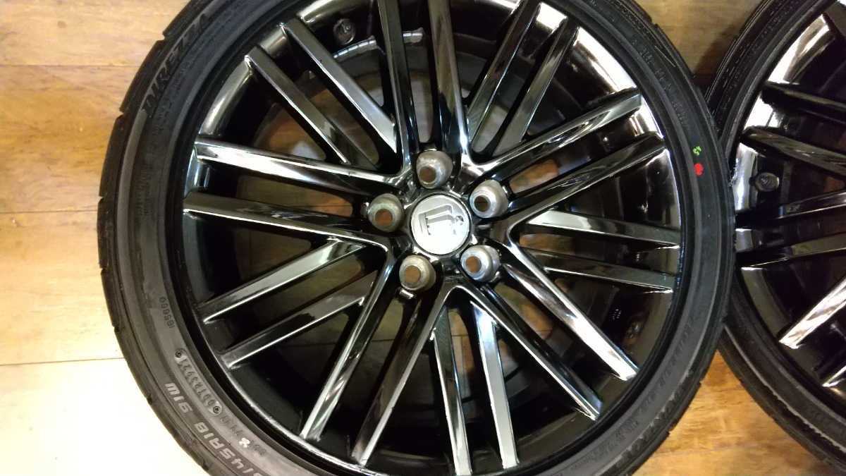 ◇※新品タイヤ※◇※トヨタクラウン純正ブラックスパッタリングホイール