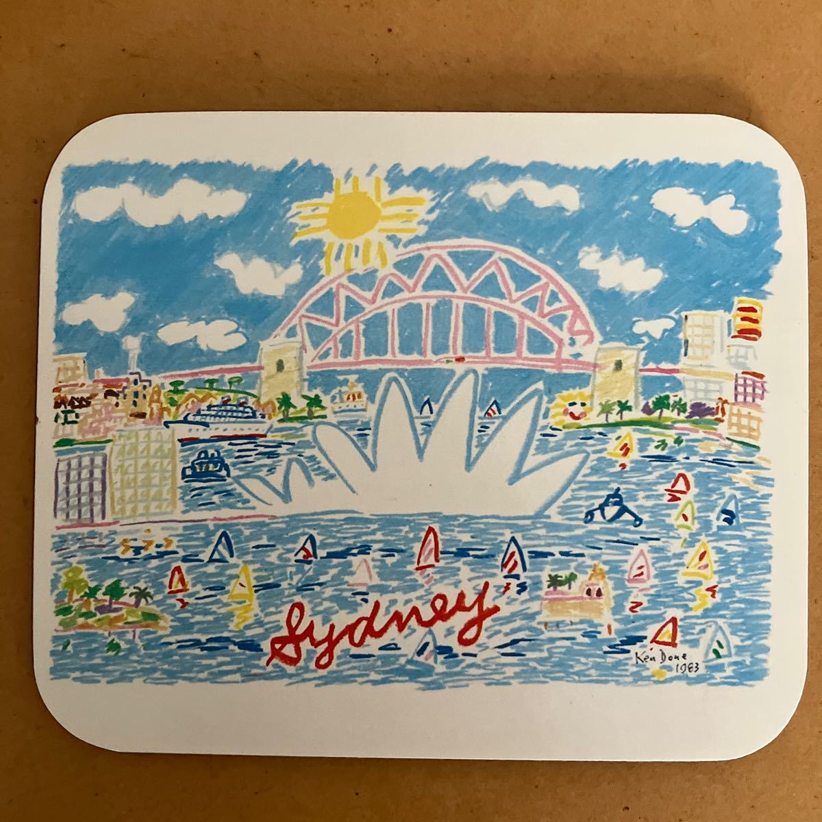 コースター(ケンドーンデザイン)×6枚 オーストラリアの風景画 コースター(ケンドーンデザイン)×6枚 オーストラリアの風景画