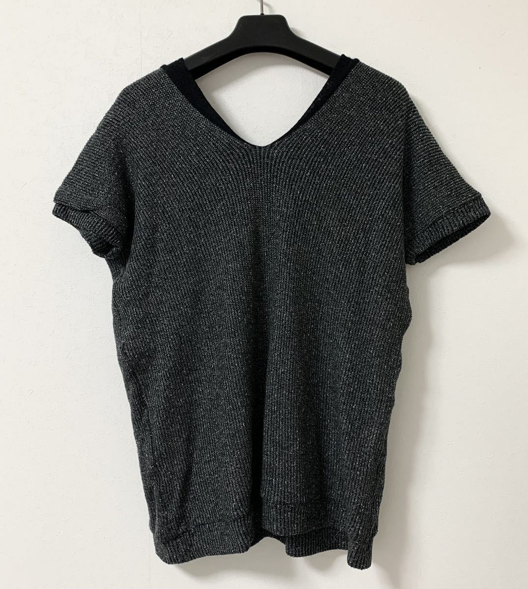 PayPayフリマ|Y's yohji yamamoto ワイズ ヨウジヤマモト 変形 【福袋セール】 【新品】Y's■ワイズ 半袖 セーター カットソー ニット ヨウジヤマモト Tシャツ/カットソー(半袖/袖なし)
