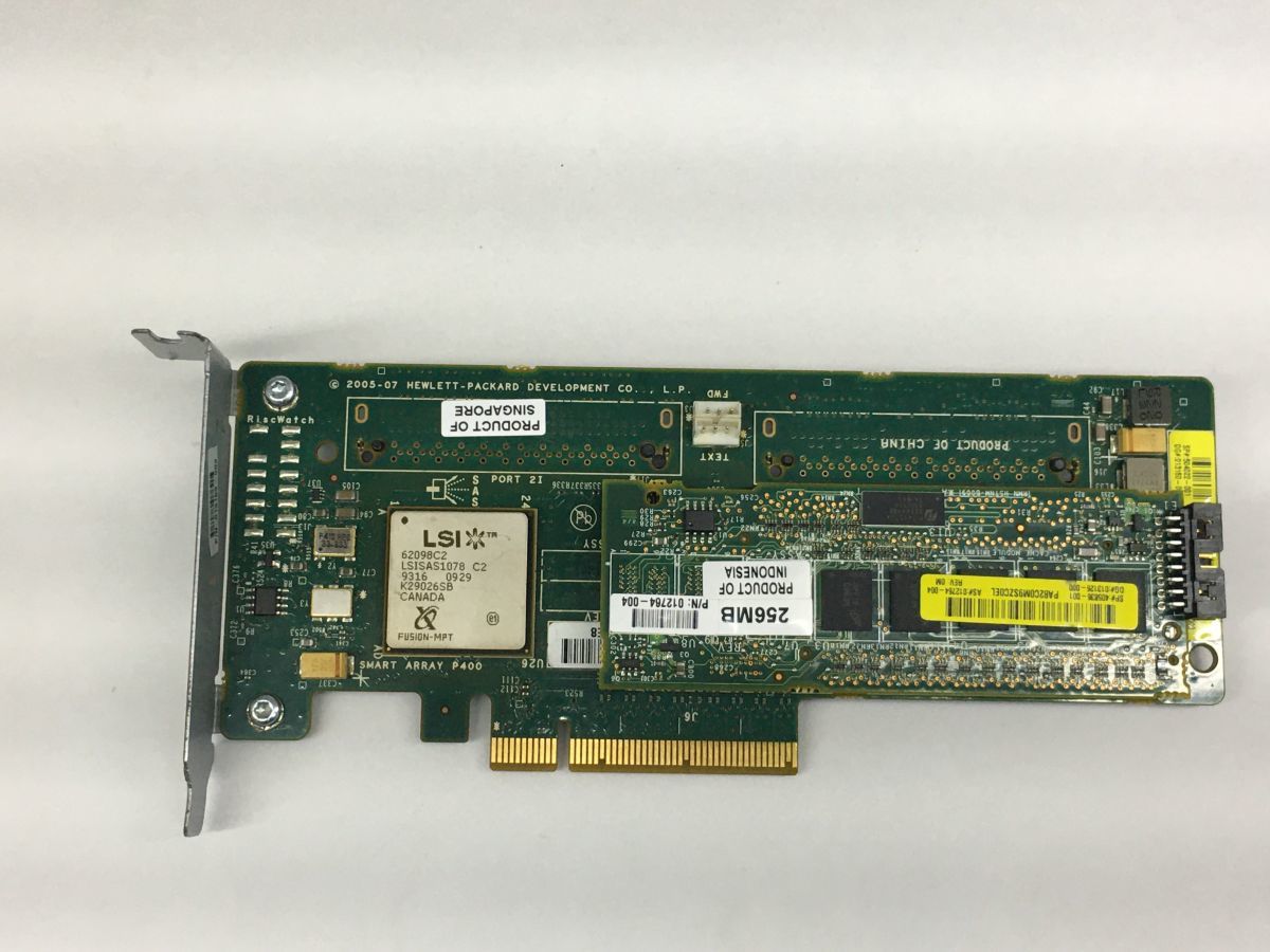 【即納/送料無料】 HP Smart Array P400 256MB SAS RAID Controller 【中古パーツ/現状品】 (SV-H-080)_画像5