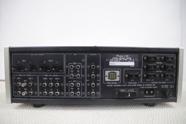 Accuphaseaki phase C-200 Stereo Control Center stereo light-hearted short play roll center (1321695)