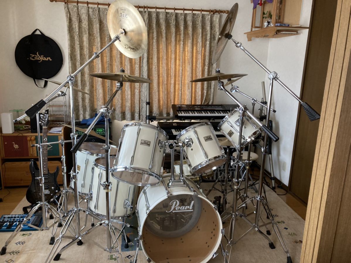 ヤフオク! - pearl パール ドラムセット 1990年定番 激レア