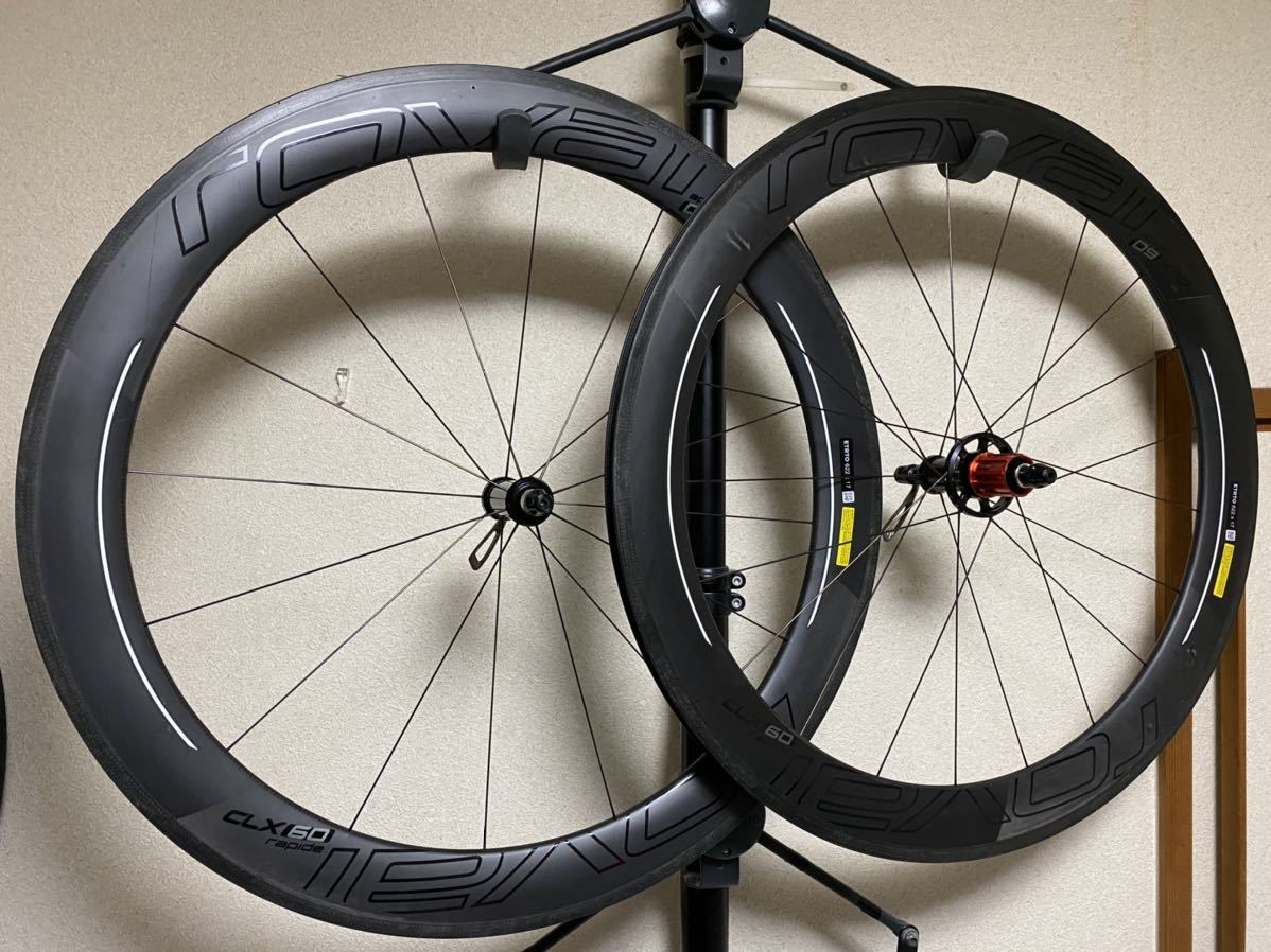 ROVAL CLX 60 rapide クリンチャー ワイドリム カーボン ディープリム specialized s-works 50 64  ロヴァール ロバール ホイール cl シマノ