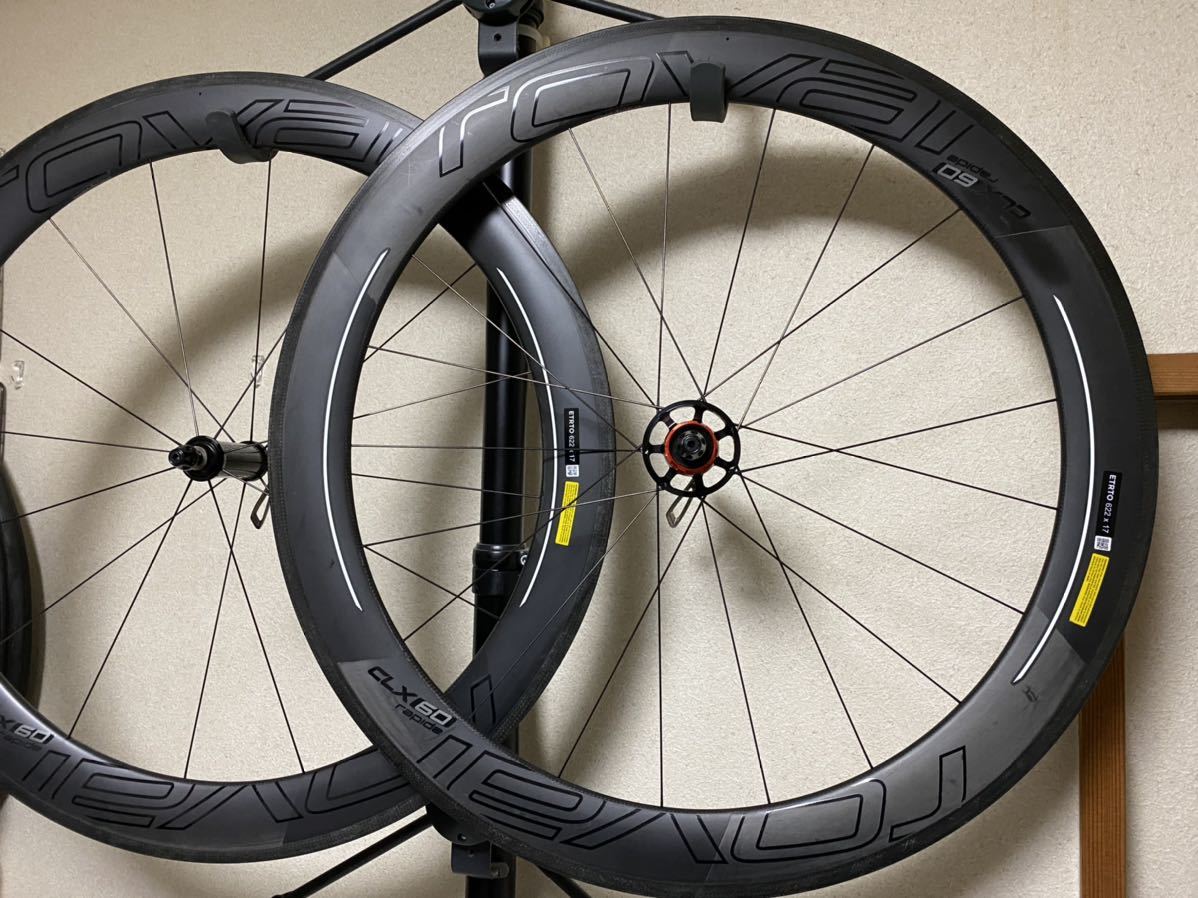 ROVAL CLX 60 rapide クリンチャー ワイドリム カーボン ディープリム specialized s-works 50 64  ロヴァール ロバール ホイール cl シマノ