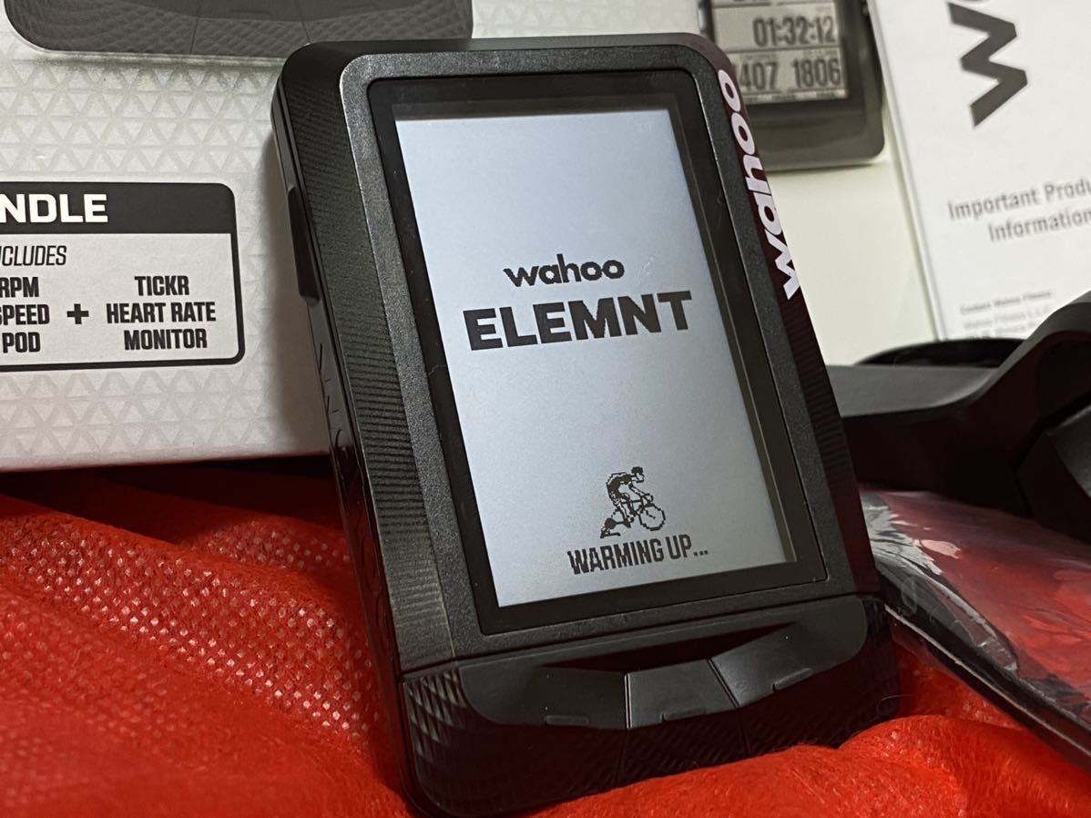 美品 wahoo サイクルコンピューター ワフー ELEMNT サイコン